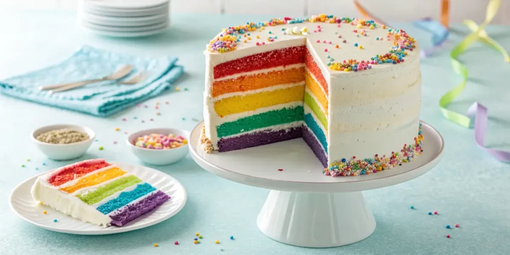 Regenbogenkuchen Rezept