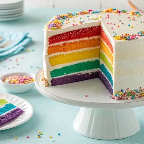 Regenbogenkuchen Rezept
