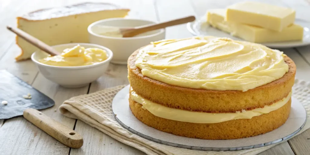 Vanille Tortencreme mit Pudding