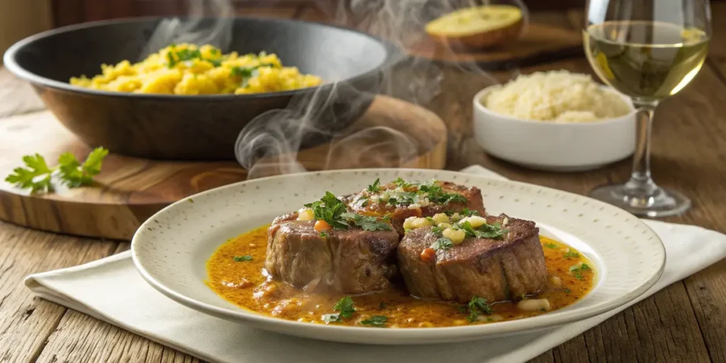 Osso Bucco alla Milanese mit Kalbfleisch