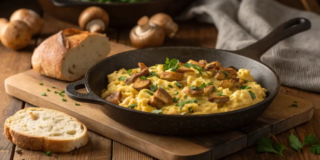 Eierschwammerl mit Ei