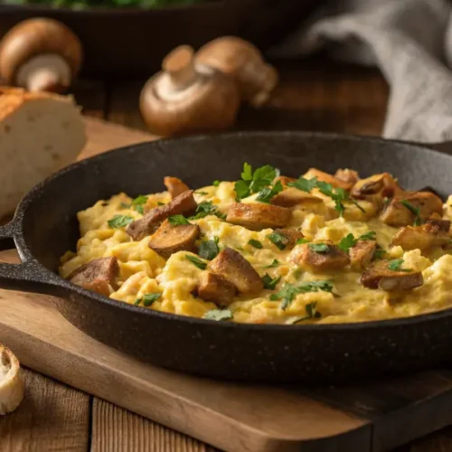 Eierschwammerl mit Ei