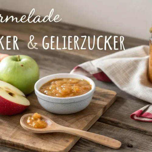 Apfelmarmelade ohne Zucker & Gelierzucker
