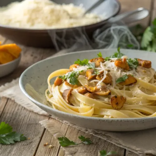 Eierschwammerl Nudeln