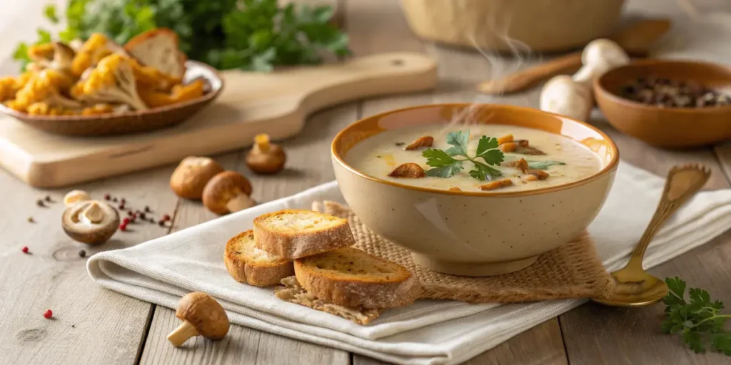 Eierschwammerl Suppe