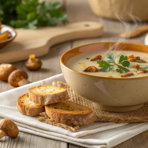 Eierschwammerl Suppe