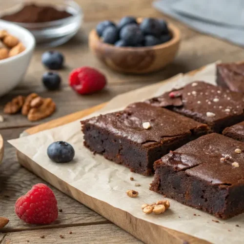 Saftige & einfache vegane Brownies