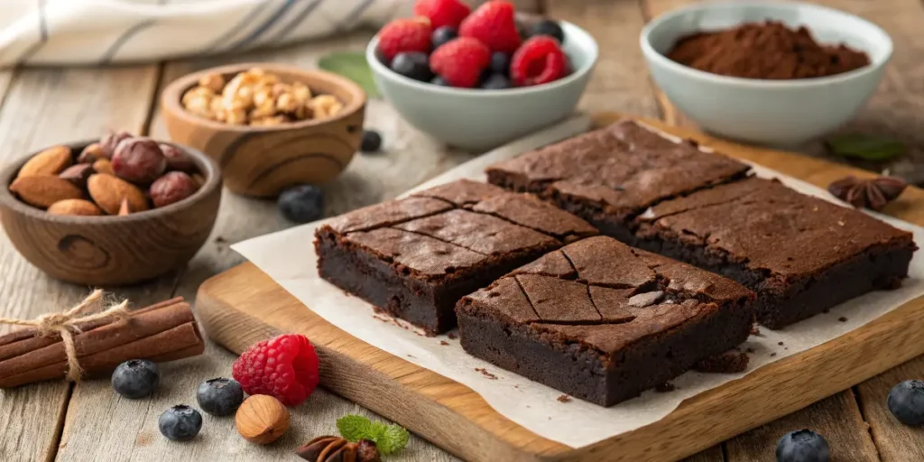 Vegane Brownies mit Apfelmus