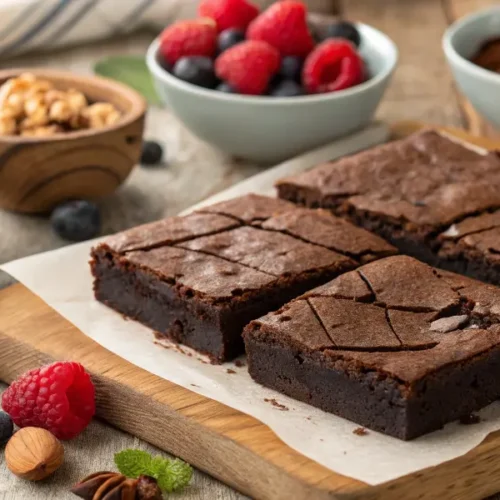 Vegane Brownies mit Apfelmus