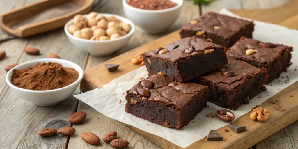 Proteinreiche vegane Brownies mit Bohnen oder Kidneybohnen
