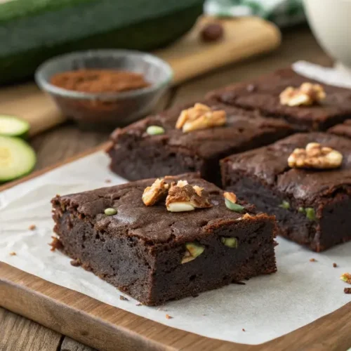 Zucchini Brownies vegan