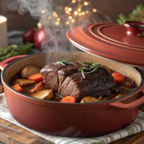 Rinderschmorbraten im Römertopf oder Dutch Oven