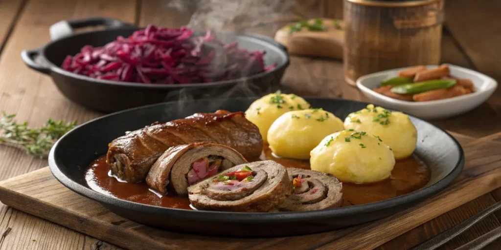 Rindsrouladen im Schnellkochtopf