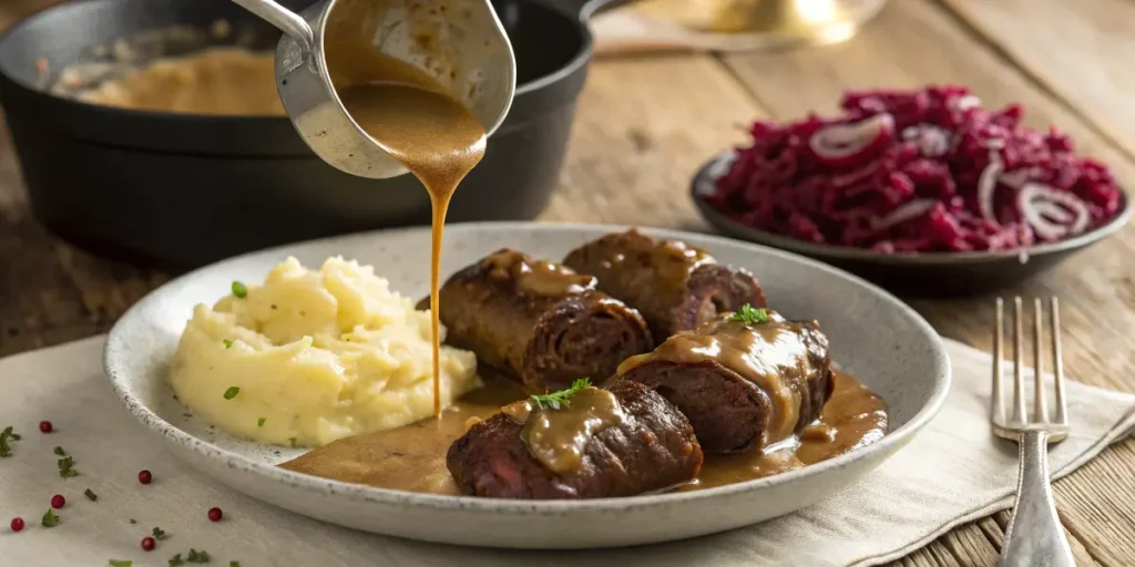 Perfekte Sauce für Rindsrouladen