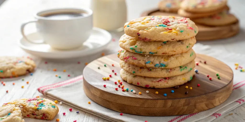 Confetti Birthday Cake Crumble Cookies Rezept