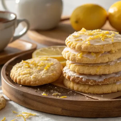 Zitronen Crumble Cookies Rezept