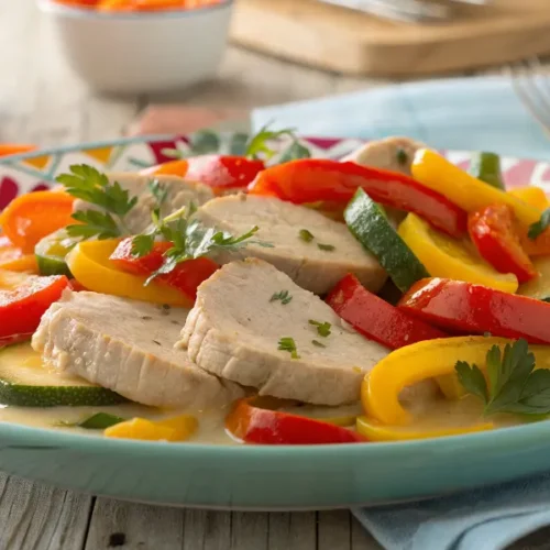 Geschnetzeltes Rezept Schwein mit Paprika & Gemüse