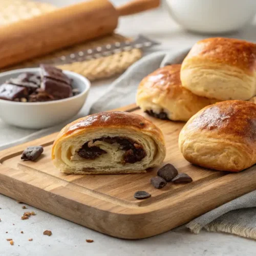 Schokobrötchen Rezept mit Blätterteig