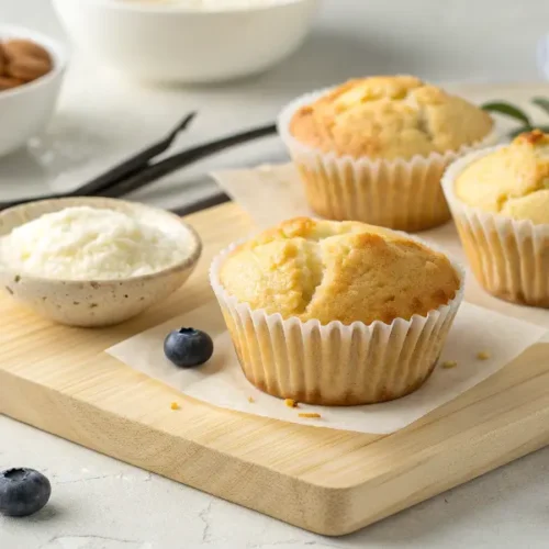 Quarkmuffins Ohne Mehl & Zucker