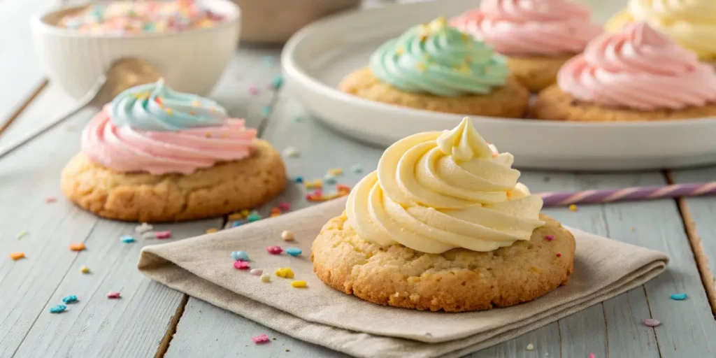 Crumble Cookies Frosting Rezept Deutsch