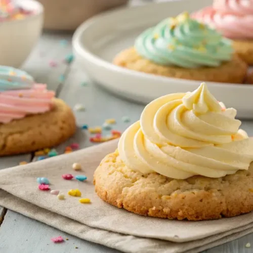 Crumble Cookies Frosting Rezept Deutsch