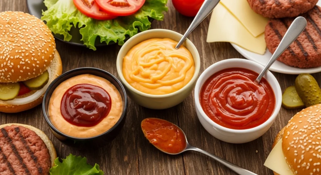 Burgersauce Rezept BBQ, Käse & Scharf