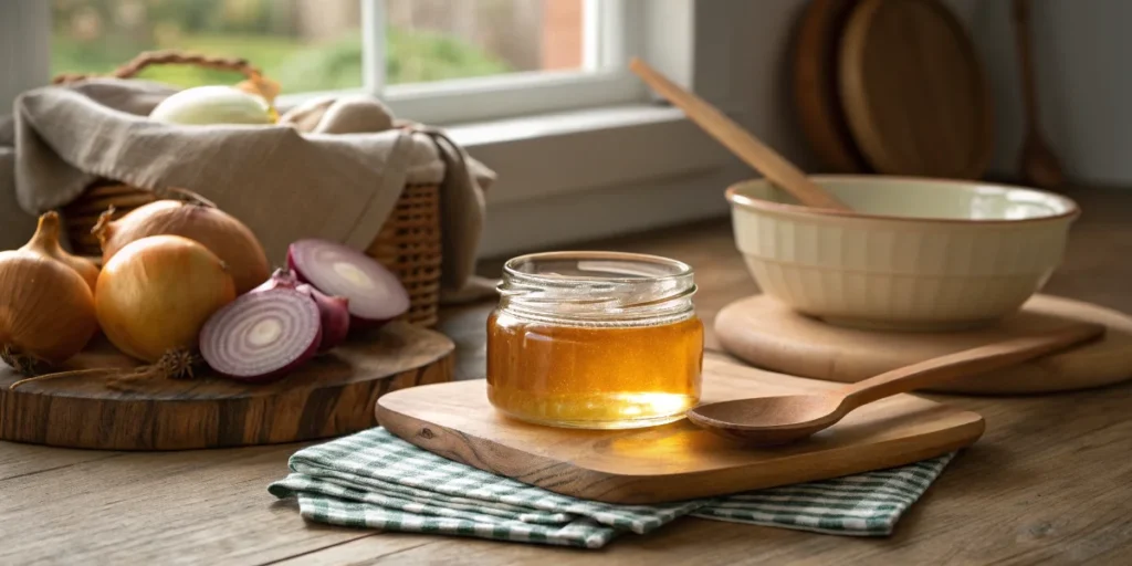 Schneller Zwiebelsaft gegen Husten
