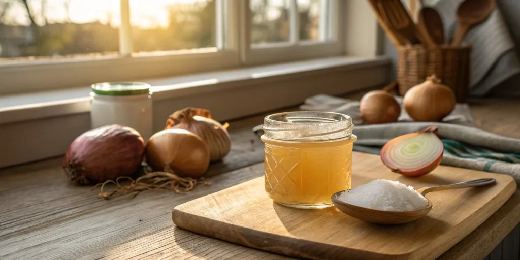 Zwiebelsaft Husten Rezept mit Zucker oder Kandis
