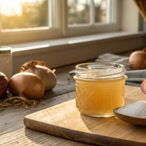 Zwiebelsaft Husten Rezept mit Zucker oder Kandis
