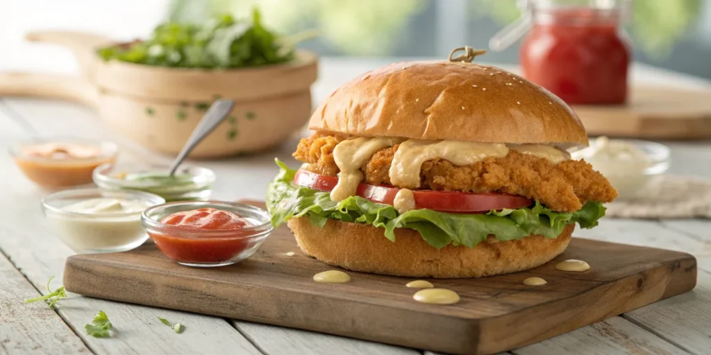 Burgersauce Rezept für Chicken Burger