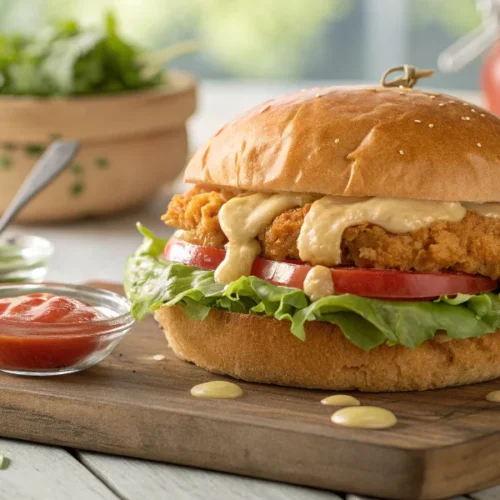 Burgersauce Rezept für Chicken Burger