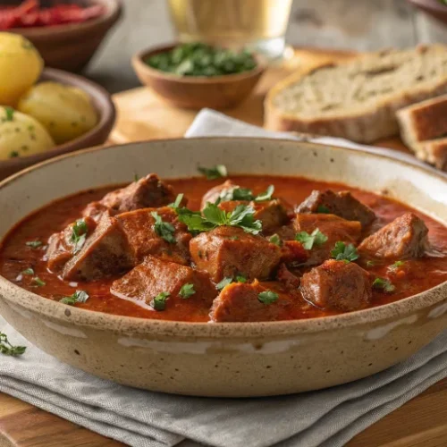 Schweinegulasch Rezept