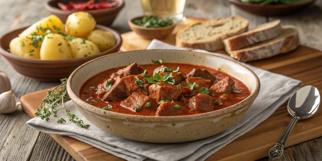 Schweinegulasch Rezept