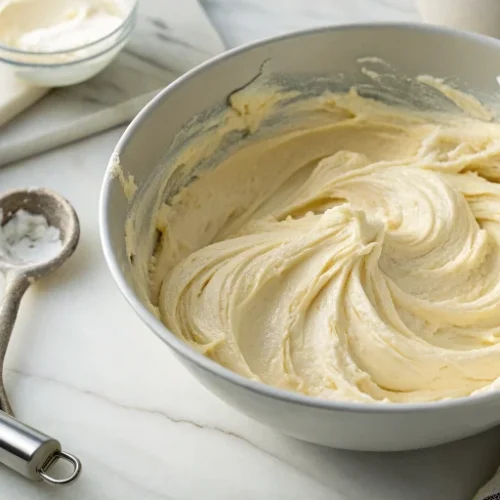 Cremige Vanille Buttercreme Tortenfüllung