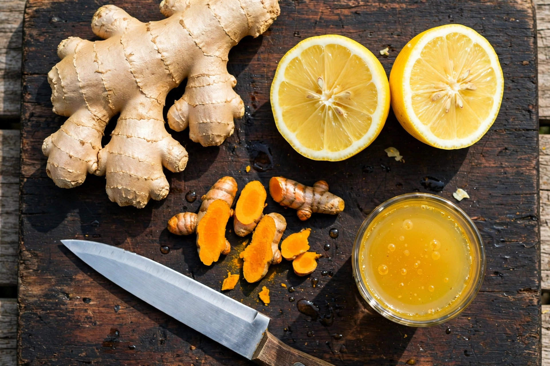 Ingwer trinken Rezept – Zubereitung von Ingwergetränken mit frischem Ingwer, Zitrone und Honig