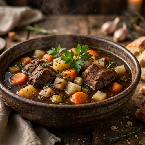 Wildschwein Suppe Rezept – Herzhaftes Wildschweinfleisch mit Wurzelgemüse